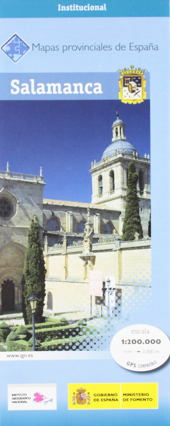 Carte routière provinciale n° 37 - Salamanque (Castille-et-Leon, Espagne) | CNIG carte routière CNIG