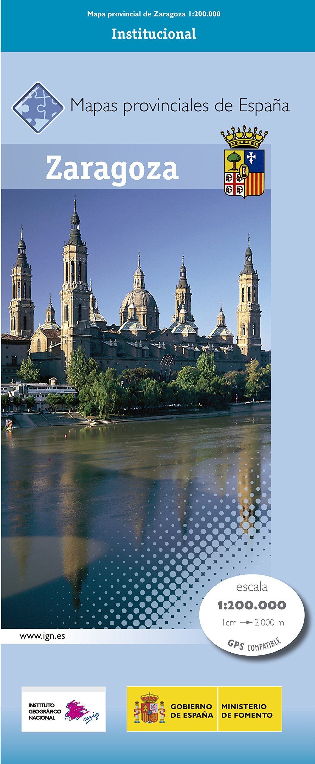 Carte routière provinciale n° 48 - Saragosse (Aragon, Espagne) | CNIG carte routière CNIG