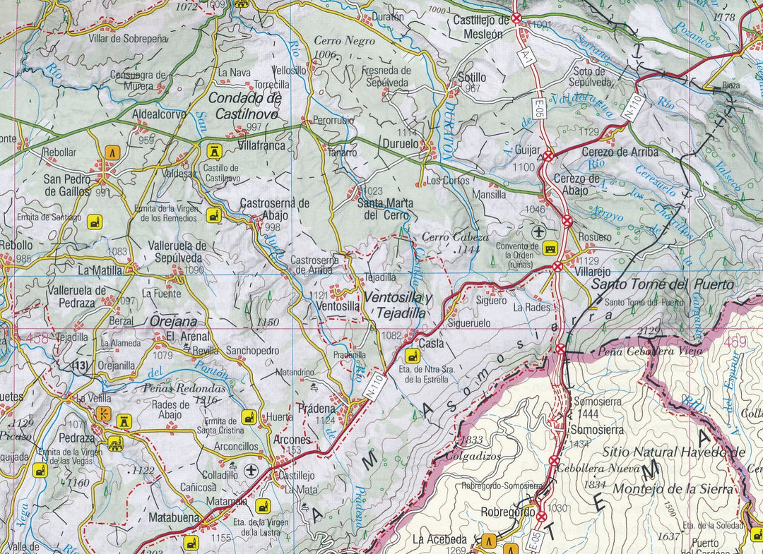 Carte routière provinciale - Segovie (Espagne), n° 39 | CNIG carte pliée CNIG 