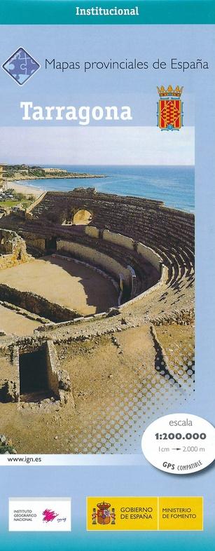 Carte routière provinciale n° 42 - Tarragone (Catalogne) | CNIG carte routière CNIG