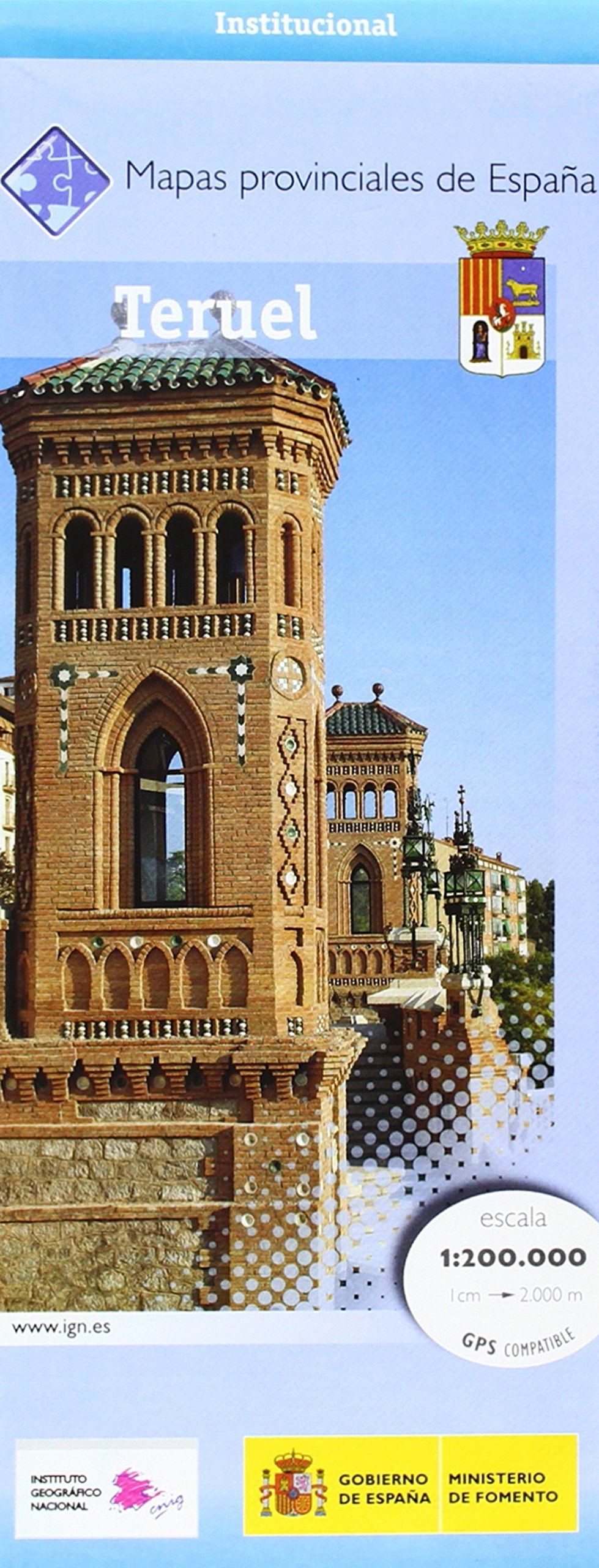 Carte routière provinciale n° 43 - Teruel (Aragon, Espagne) | CNIG carte routière CNIG