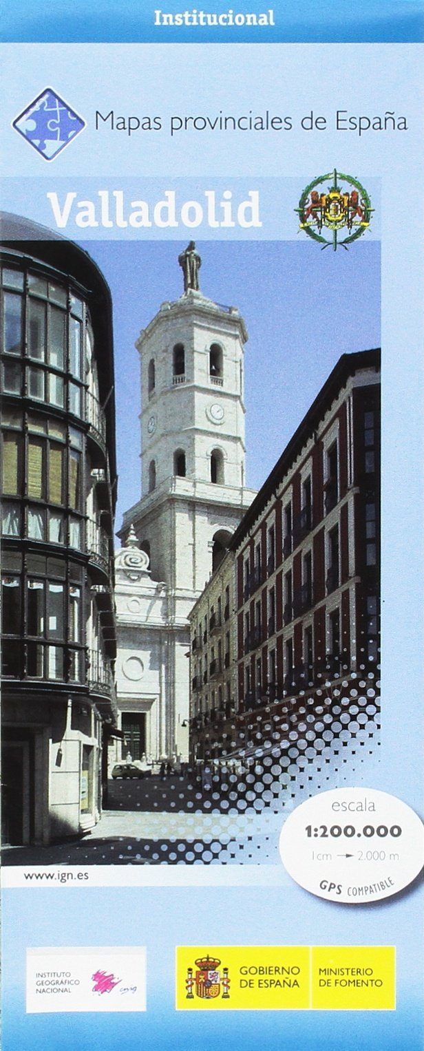 Carte routière provinciale n° 46 - Valladolid (Castille-et-Leon, Espagne) | CNIG carte routière CNIG