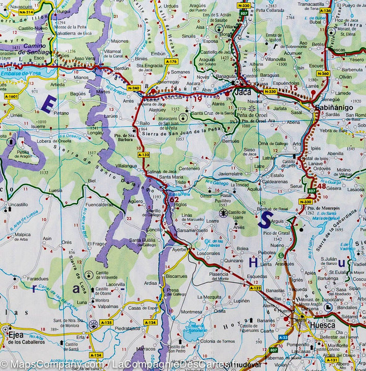 Carte routière - Pyrénées (France, Espagne, Andorre) | Freytag & Berndt carte pliée Freytag & Berndt 