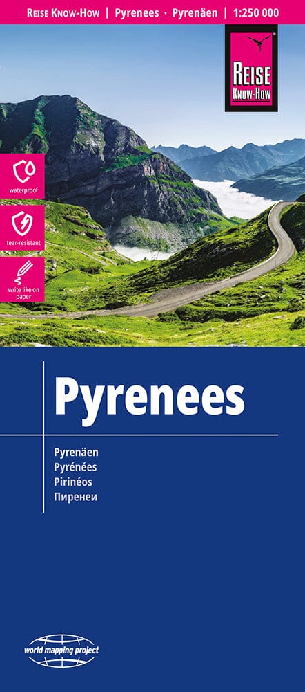 Carte routière - Pyrénées | Reise Know How carte pliée Reise Know-How 