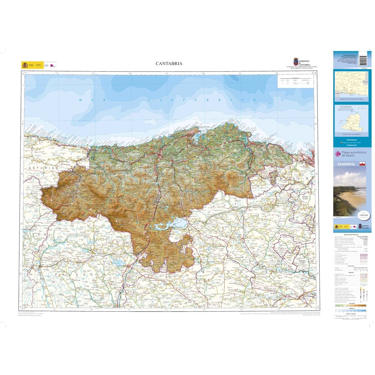 Cartes des communautés autonomes de l'Espagne CNIG – Cartovia