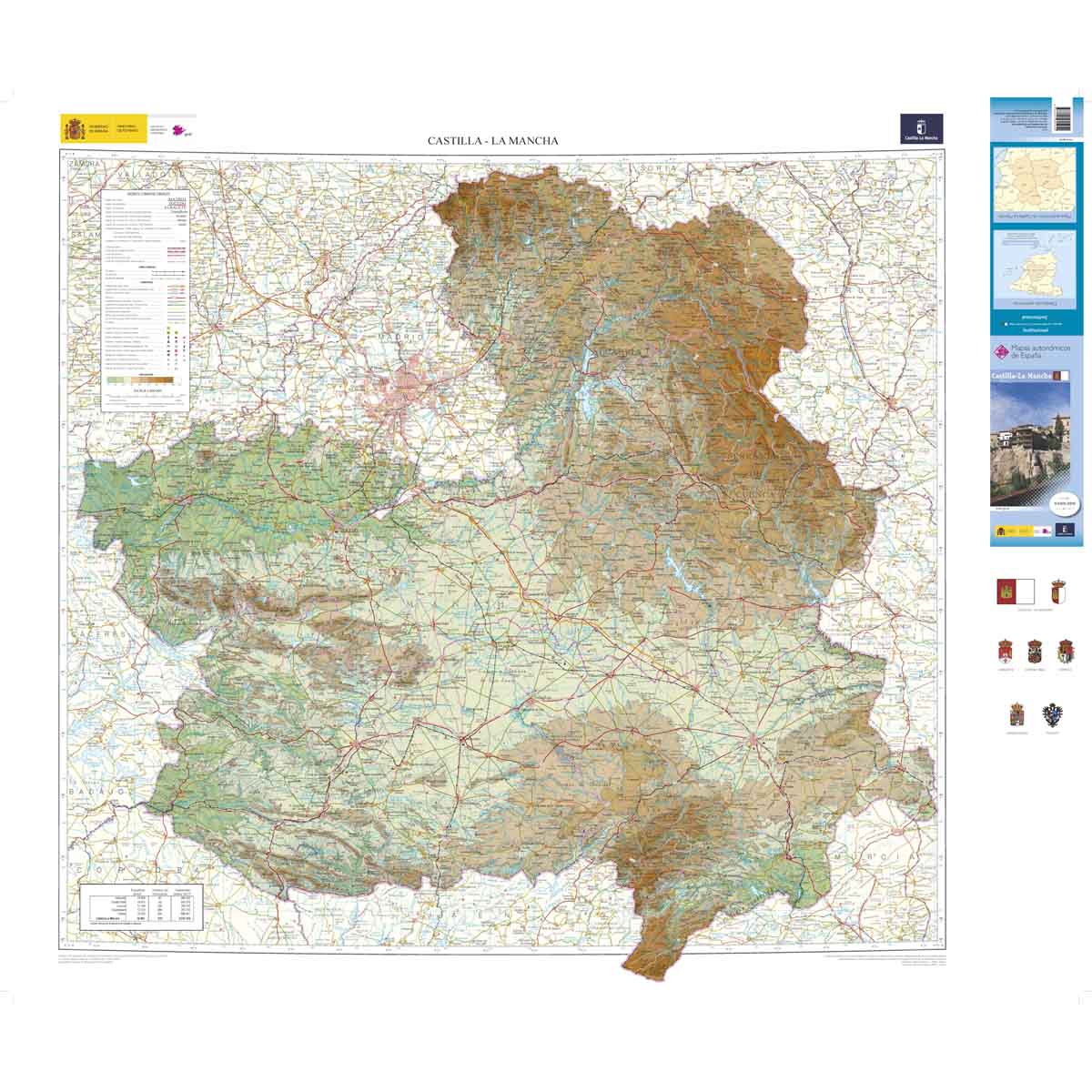 Cartes des communautés autonomes de l'Espagne CNIG – Cartovia