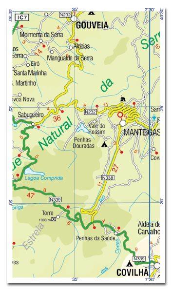 Carte routière régionale n° 2 - Portugal Central | Turinta carte routière Turinta