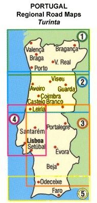 Carte routière régionale n° 3 - Alentejo (Portugal) | Turinta carte pliée Turinta 