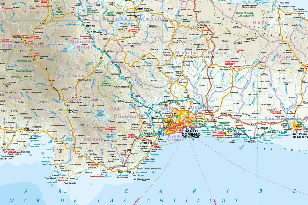 Carte routière - République Dominicaine & Haiti | Reise Know How carte pliée Reise Know-How 