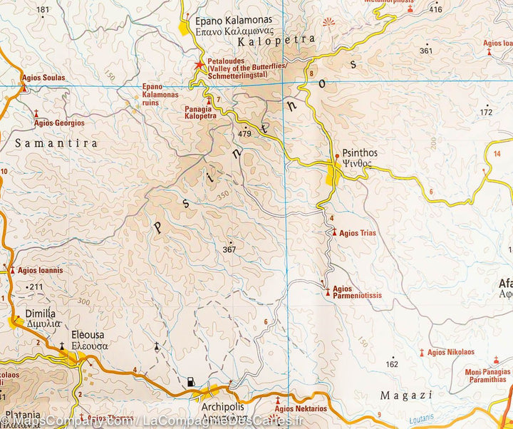 Carte routière - Rhodes | Reise Know How carte pliée Reise Know-How 