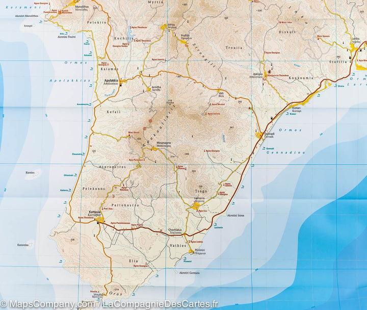 Carte routière - Rhodes | Reise Know How carte pliée Reise Know-How 