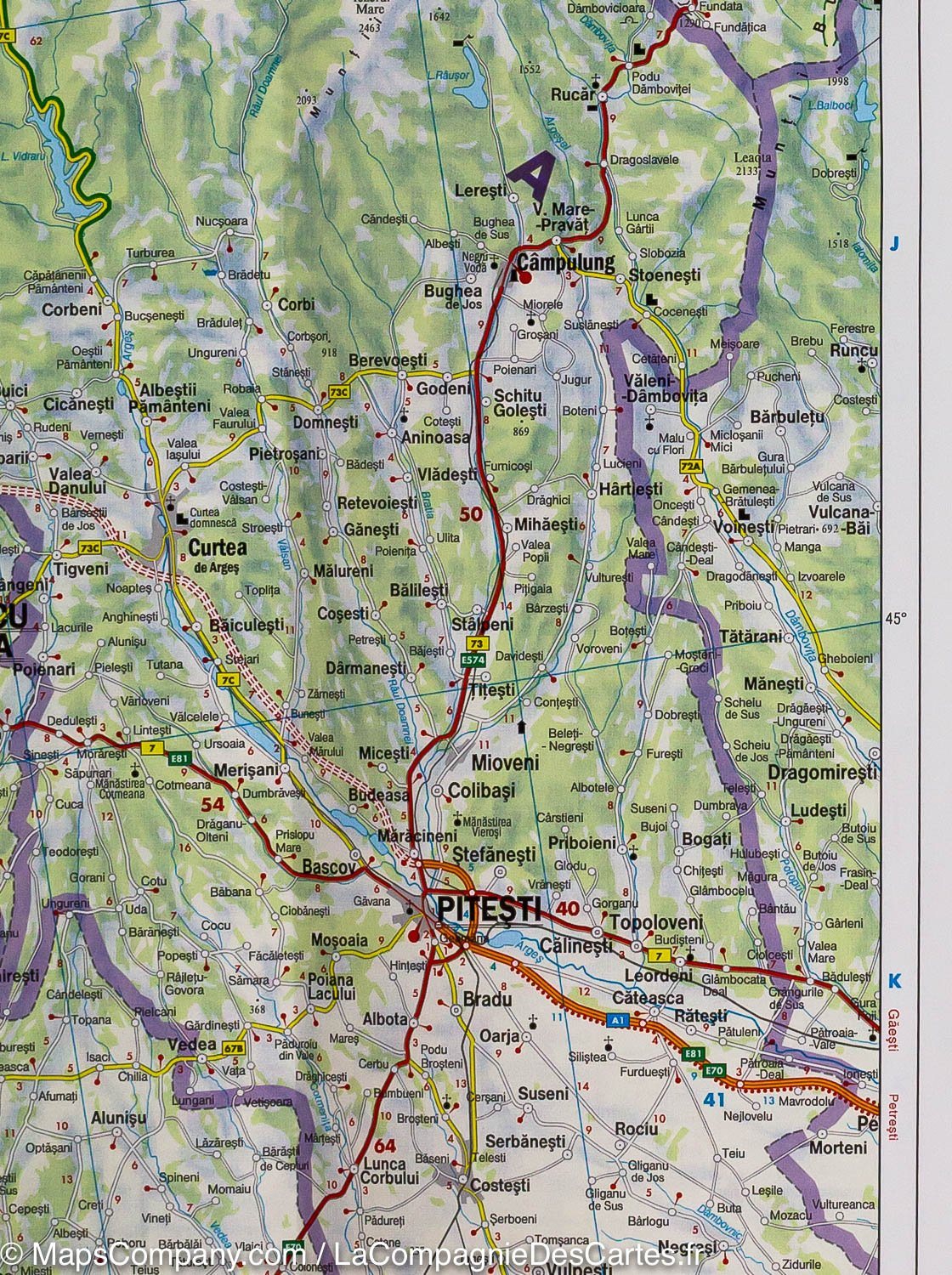Carte routière - Roumanie & Moldavie - 1/500 000 | Freytag & Berndt carte routière Freytag & Berndt