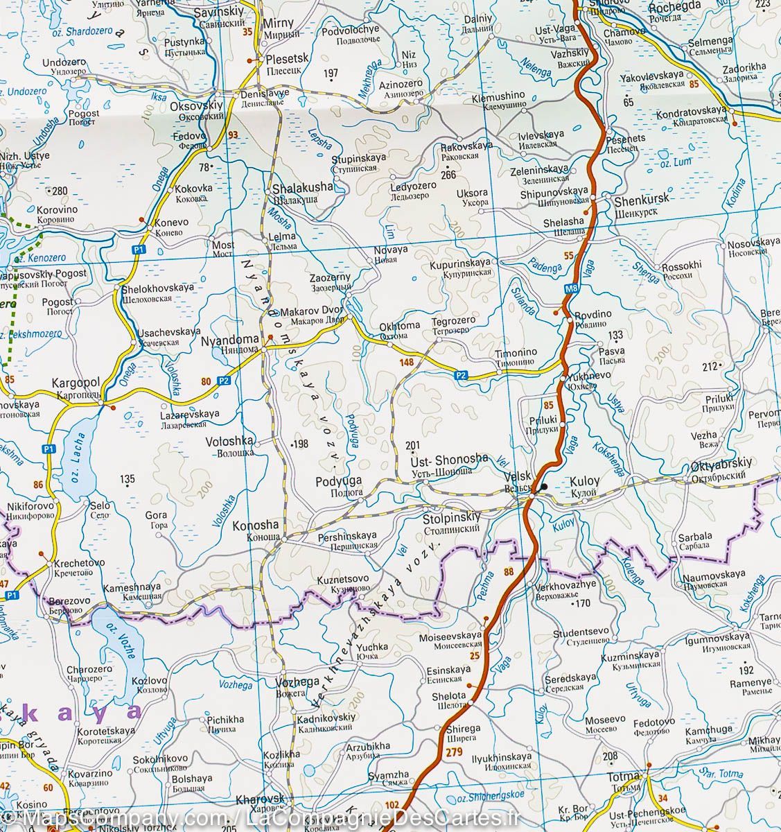 Carte routière - Russie Ouest | Reise Know How carte routière Reise Know-How