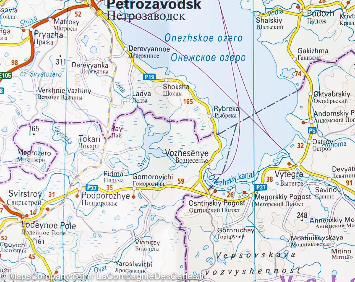 Carte routière - Russie Ouest | Reise Know How carte routière Reise Know-How