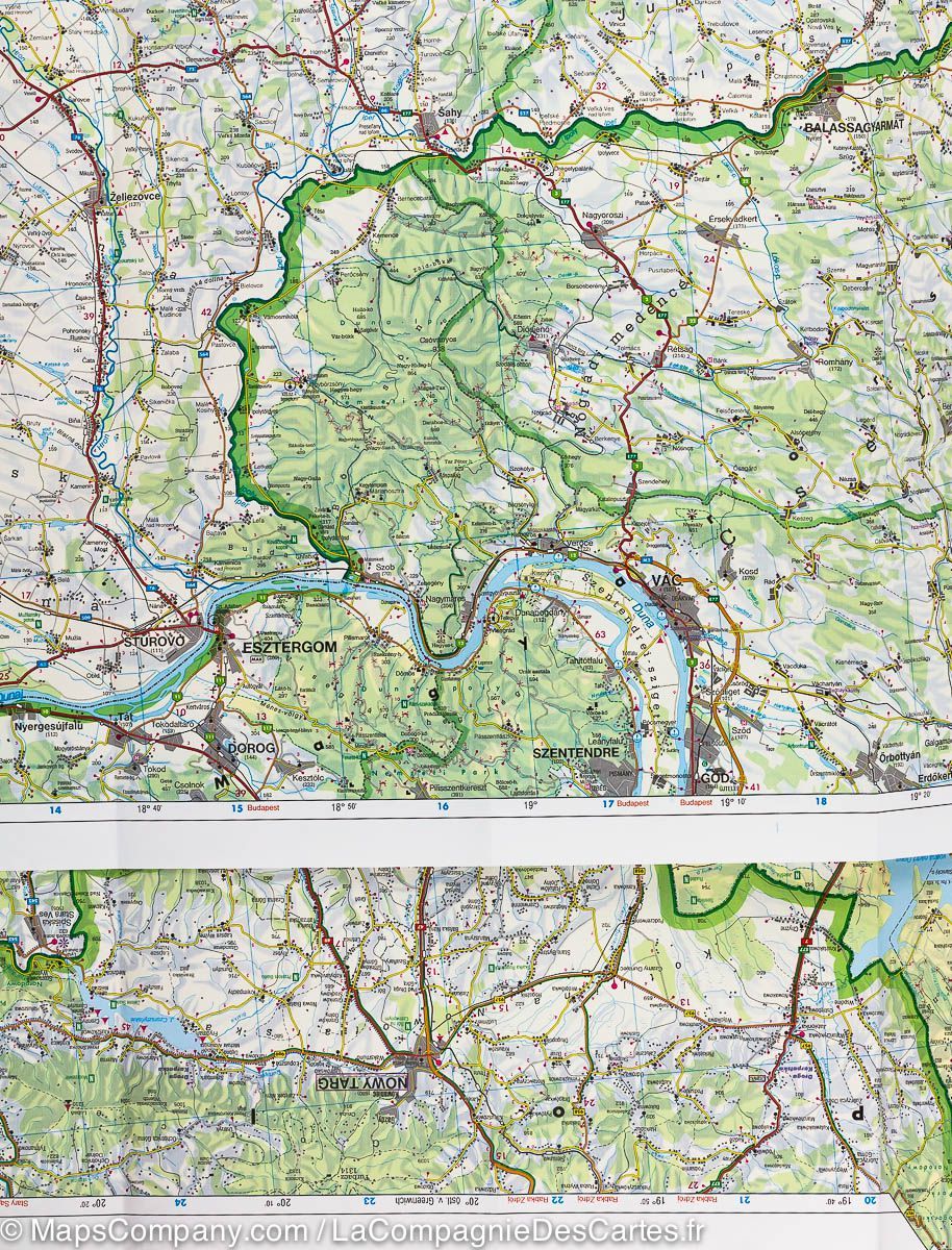 Carte routière de la Slovaquie au 1 / 200 000 | Freytag & Berndt - La Compagnie des Cartes