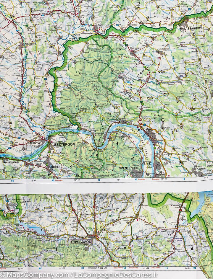 Carte routière de la Slovaquie au 1 / 200 000 | Freytag & Berndt - La Compagnie des Cartes