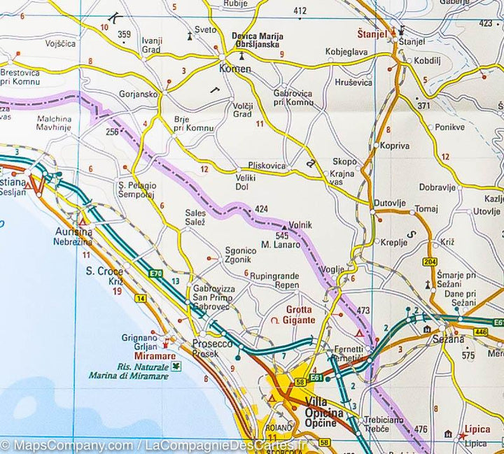 Carte routière de la Slovénie | Reise Know How - La Compagnie des Cartes