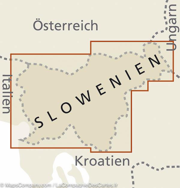 Carte routière de la Slovénie | Reise Know How - La Compagnie des Cartes
