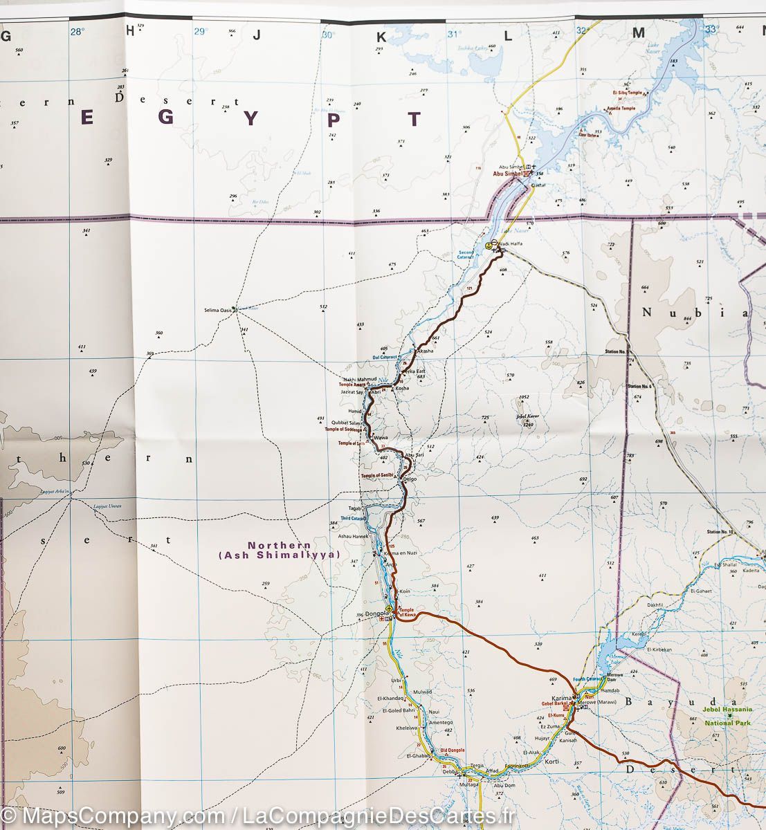 Carte routière - Soudan et Sud-Soudan | Reise Know How carte routière Reise Know-How