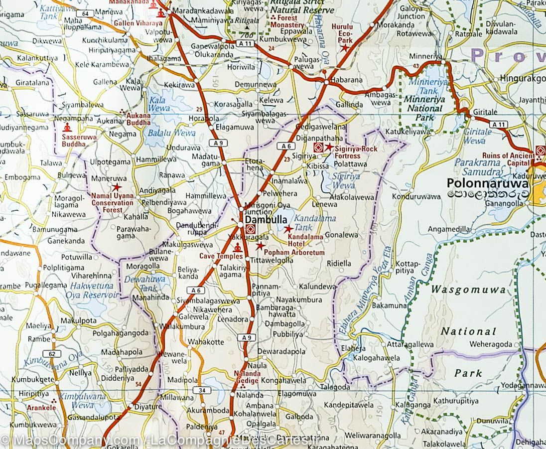 Carte routière - Sri Lanka | Reise Know How carte routière Reise Know-How