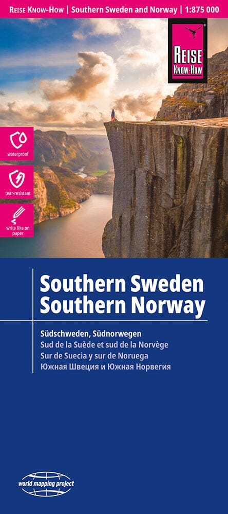 Carte routière - Suède Sud et Norvège Sud | Reise Know How carte routière Reise Know-How