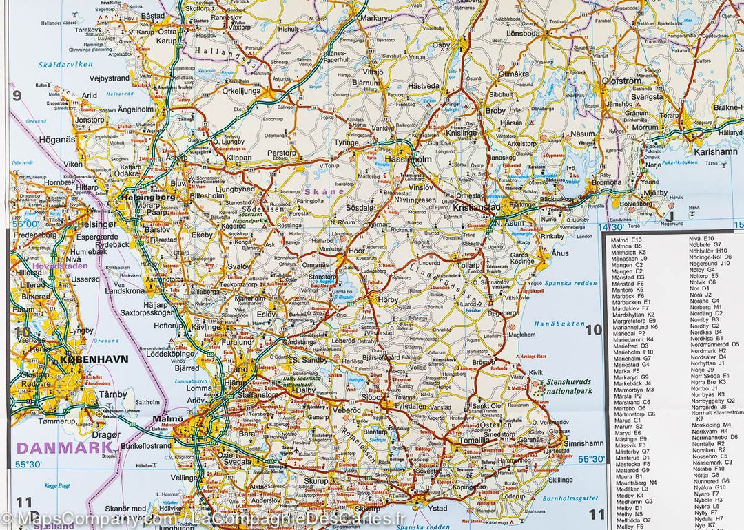 Carte routière - Suède Sud et Norvège Sud | Reise Know How carte pliée Reise Know-How 