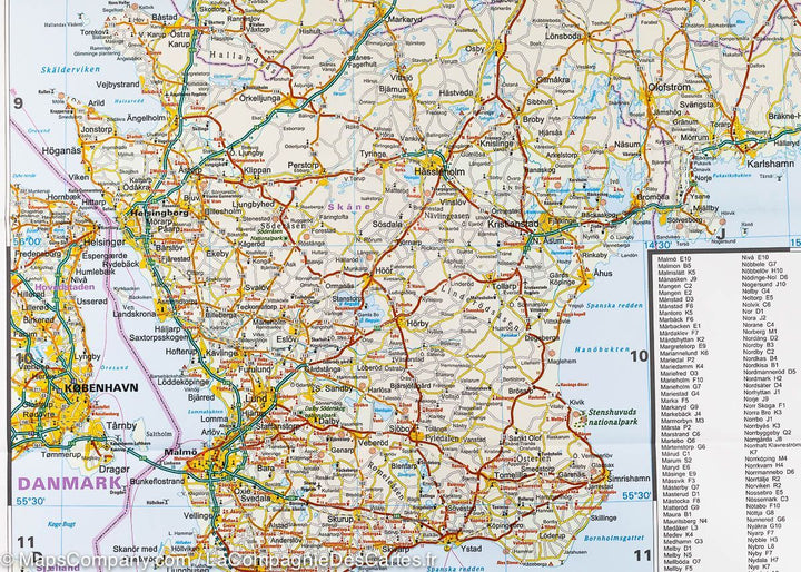 Carte routière - Suède Sud et Norvège Sud | Reise Know How carte pliée Reise Know-How 
