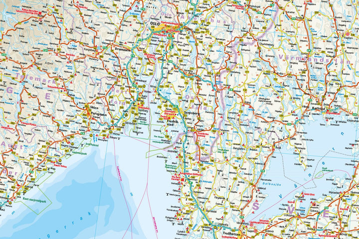 Carte routière - Suède Sud et Norvège Sud | Reise Know How carte pliée Reise Know-How 
