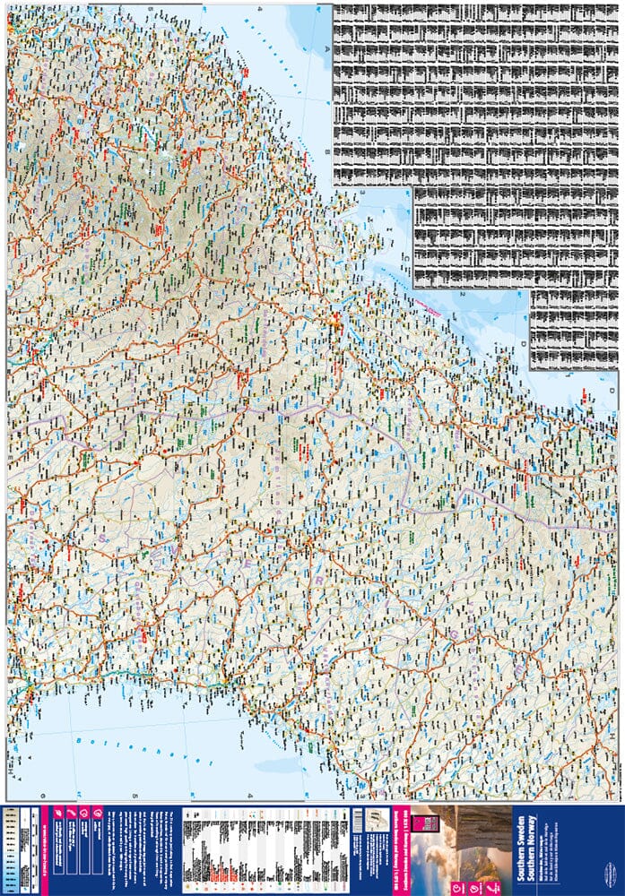 Carte routière - Suède Sud et Norvège Sud | Reise Know How carte pliée Reise Know-How 