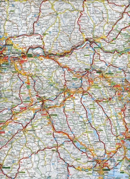 Carte routière - Suisse | Kümmerly & Frey carte routière Kümmerly & Frey