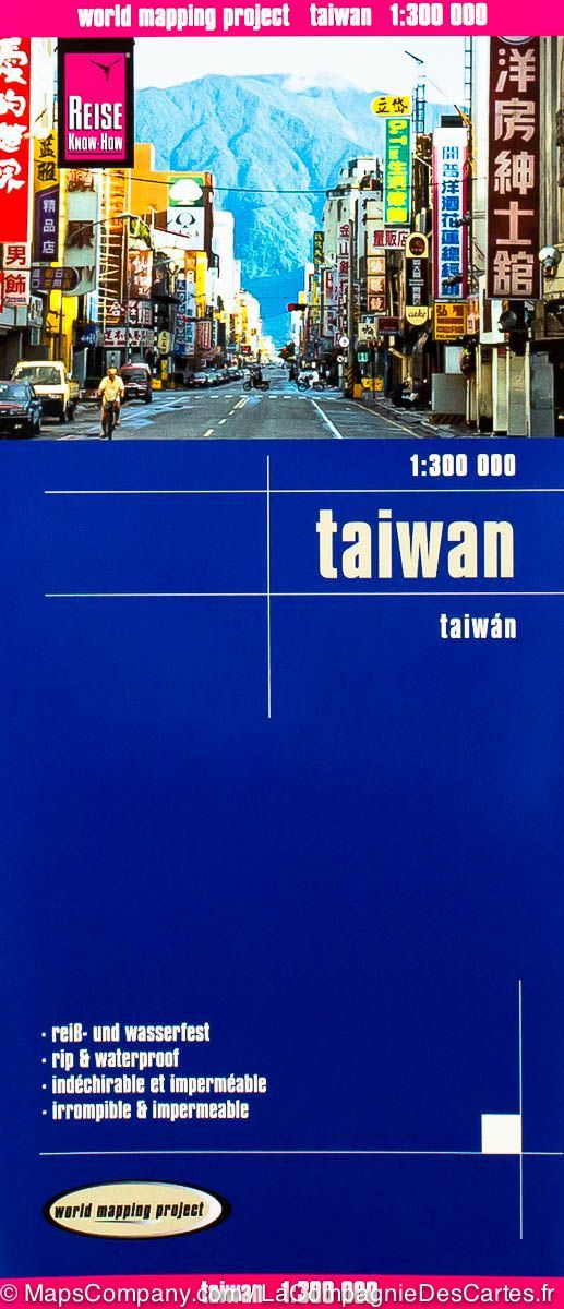 Carte routière - Taiwan | Reise Know How carte pliée Reise Know-How 