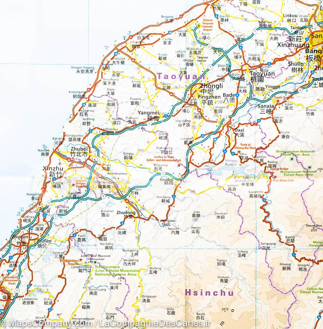 Carte routière - Taiwan | Reise Know How carte pliée Reise Know-How 