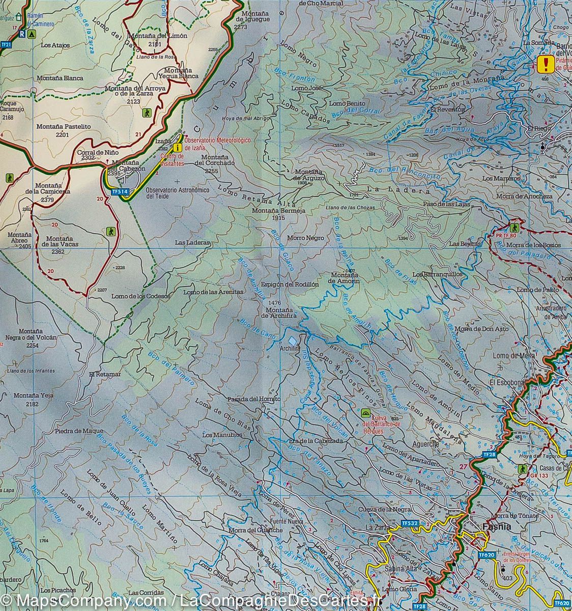 Carte routière - Tenerife (Iles Canaries) | Freytag & Berndt carte routière Freytag & Berndt