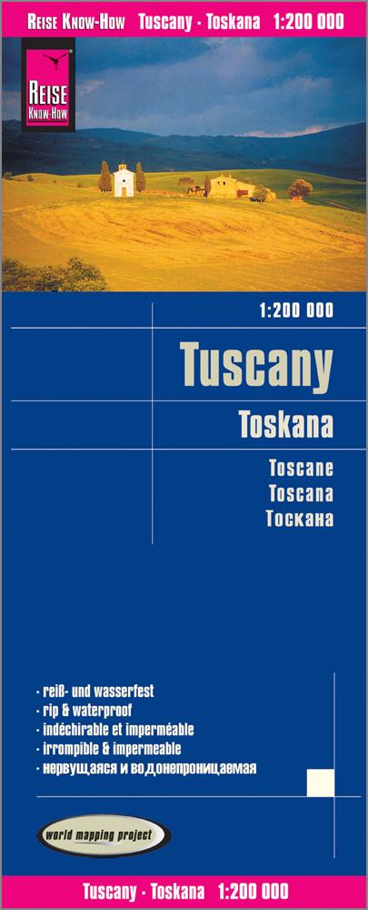 Carte routière - Toscane | Reise Know-How carte pliée Reise Know-How 