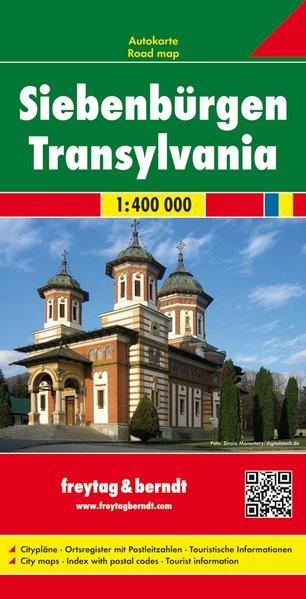 Carte routière de la Transylvannie (Roumanie) | Freytag &amp; Berndt - La Compagnie des Cartes