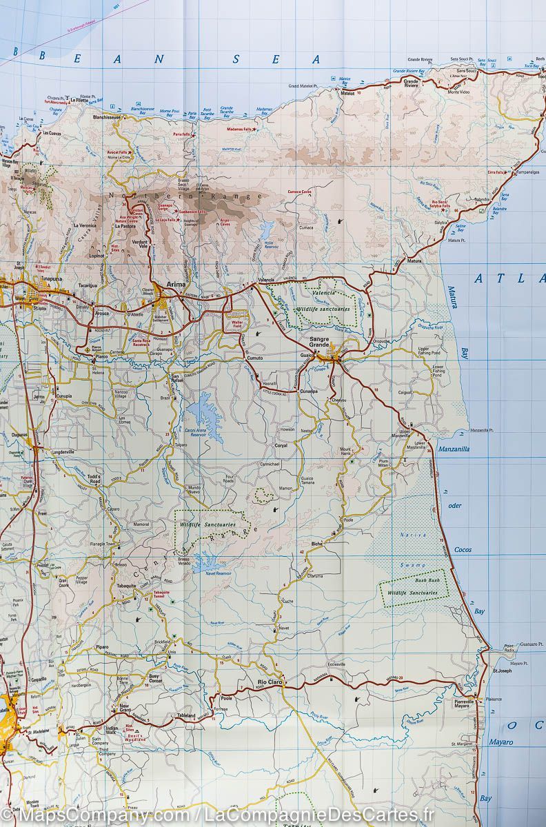 Carte routière - Trinité et Tobago | Reise Know How carte routière Reise Know-How