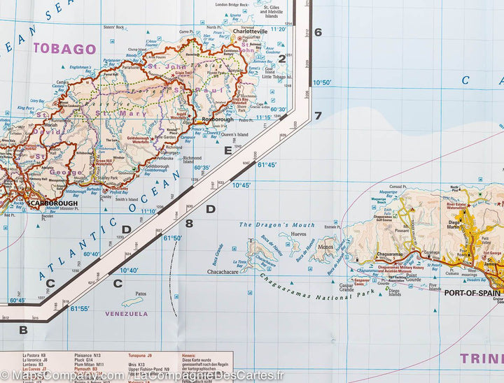 Carte routière - Trinité et Tobago | Reise Know How carte pliée Reise Know-How 