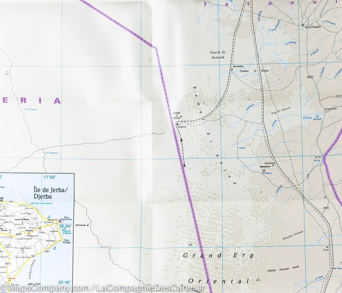 Carte routière - Tunisie | Reise Know How carte routière Reise Know-How
