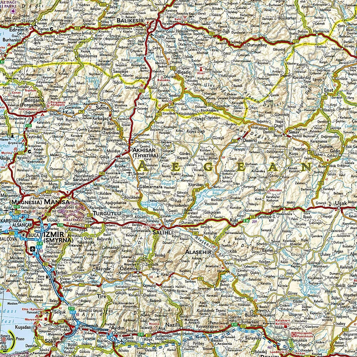 Carte routière - Turquie | National Geographic carte pliée National Geographic 