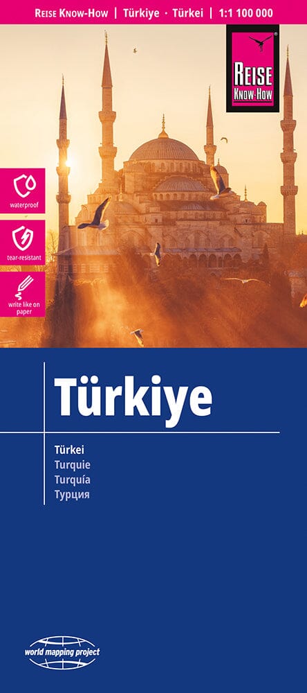 Carte routière - Turquie | Reise Know How carte routière Reise Know-How