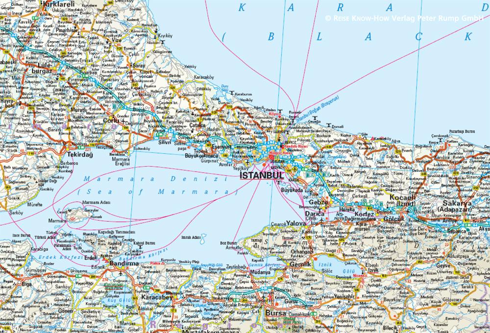 Carte routière - Turquie | Reise Know How carte routière Reise Know-How