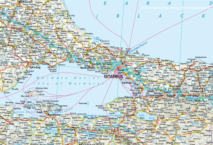 Carte routière - Turquie | Reise Know How carte pliée Reise Know-How 