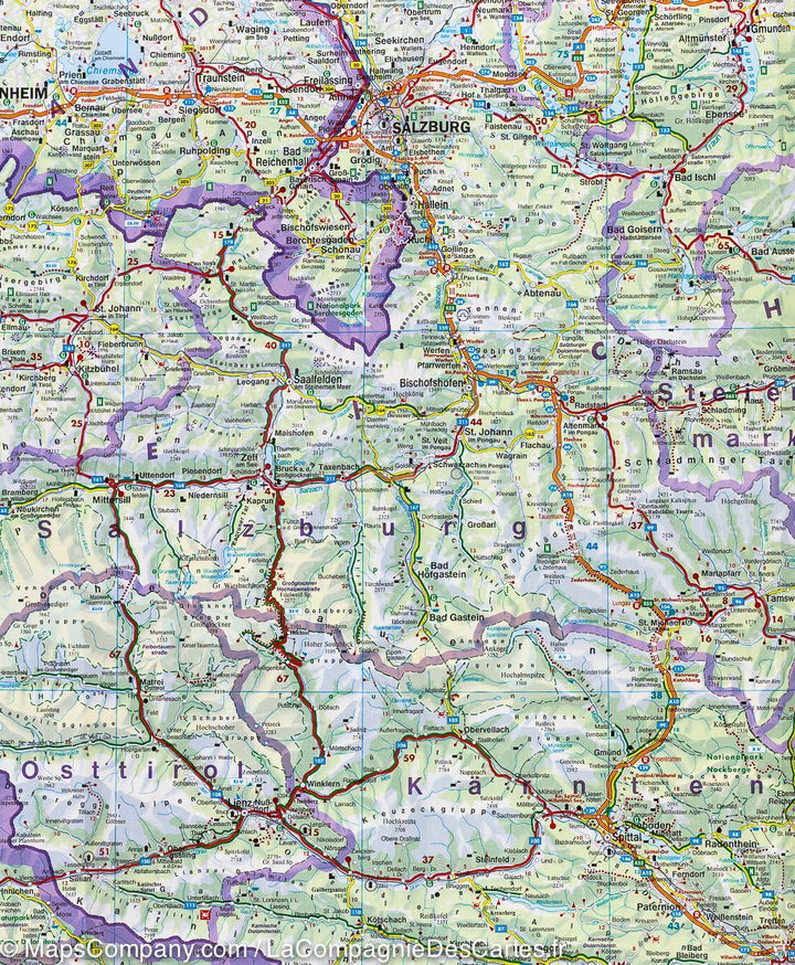 Carte routière - Tyrol, Dolomites & Lac de Garde (Autriche, Italie) | Freytag & Berndt carte pliée Freytag & Berndt 