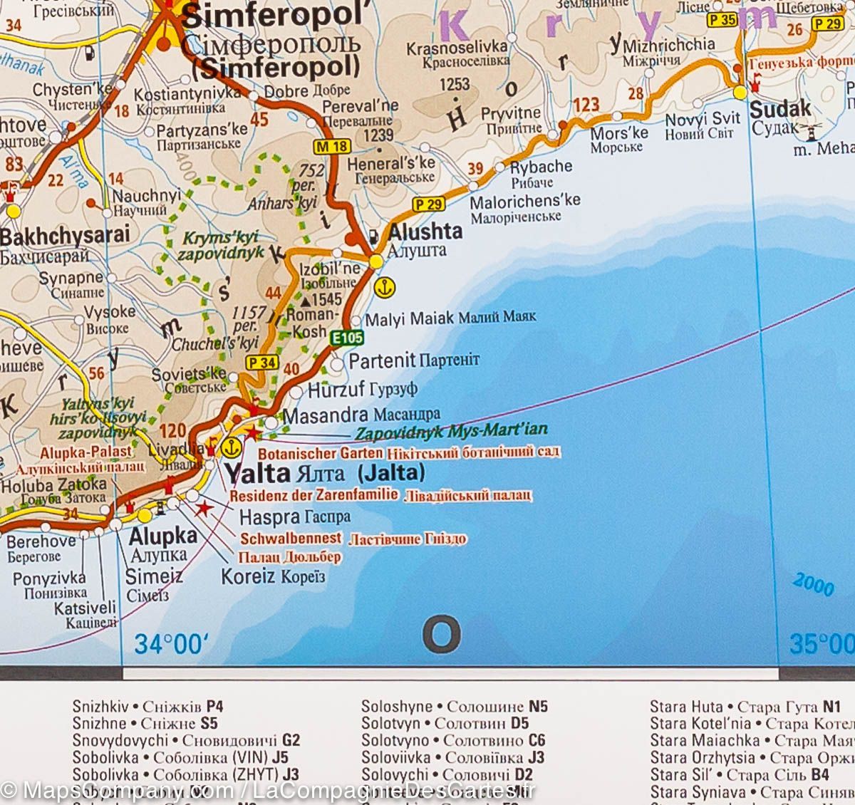 Carte routière - Ukraine | Reise Know How carte routière Reise Know-How