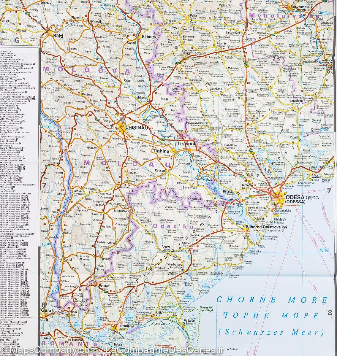 Carte routière - Ukraine | Reise Know How carte routière Reise Know-How