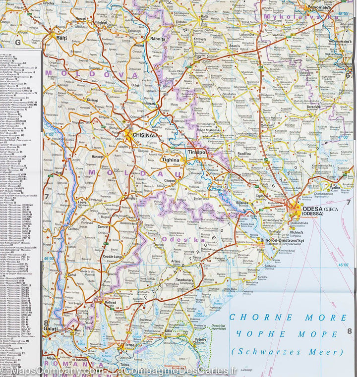 Carte routière - Ukraine | Reise Know How carte pliée Reise Know-How 