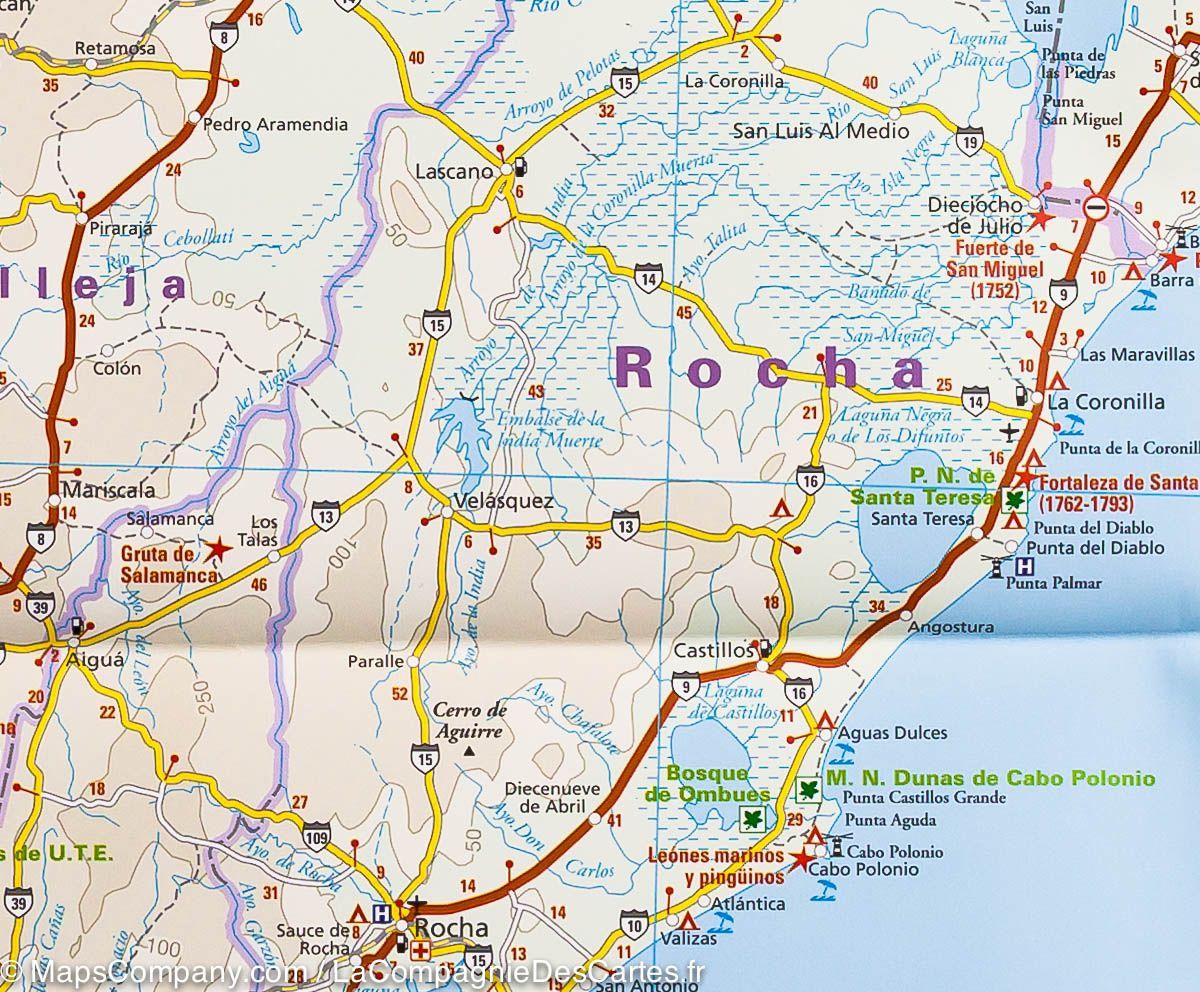 Carte routière - Uruguay & Paraguay | Reise Know How carte routière Reise Know-How