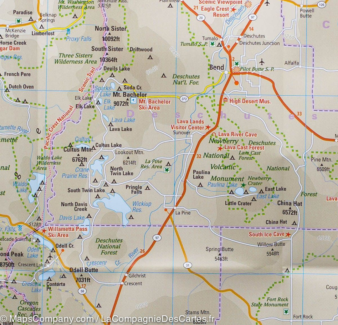 Carte routière USA n° 1 - USA Nord-ouest | Reise Know How carte pliée Reise Know-How 