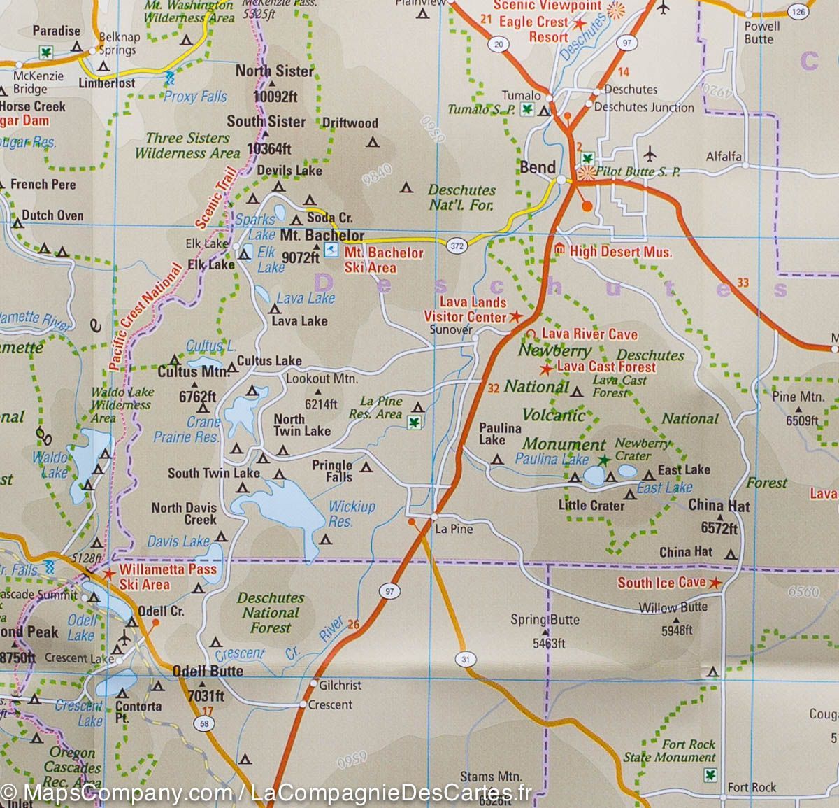 Carte routière USA n° 1 - USA Nord-ouest | Reise Know How carte routière Reise Know-How