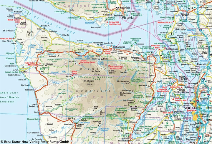 Carte routière USA n° 1 - USA Nord-ouest | Reise Know How carte pliée Reise Know-How 